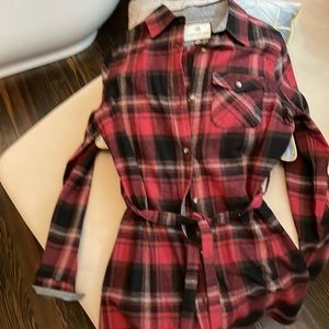 3/$15 Adorable plaid shirt dress/tunic